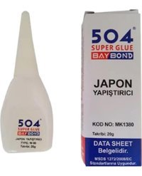 Baybond 504 Kokusuz 20 gr Tekli Jel Hızlı Yapıştırıcı
