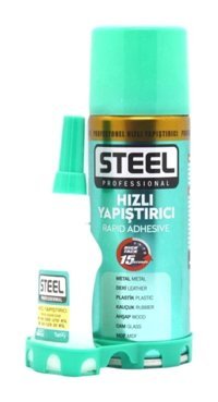 Steell Kokusuz 400 ml Tekli Sıvı-Sprey Hızlı Yapıştırıcı