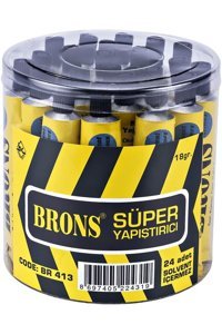 Brons BR-413 Kokusuz 18 gr 24'lü Jel Hızlı Yapıştırıcı