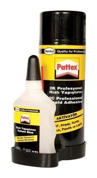 Pattex Kokusuz 100 ml+17 ml Tekli Sıvı-Sprey Hızlı Yapıştırıcı