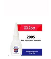 İtalyano 2005 Kokusuz 20 gr 3'lü Jel Hızlı Yapıştırıcı
