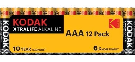 Kodak Xtralife 1.5 V Alkalin AAA / İnce Kalem Pil 12'li