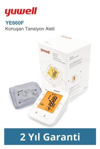 Yuwell Ye660F 90 Ölçüm Hafızalı Konuşan Dijital Koldan Tam Otomatik Tansiyon Aleti