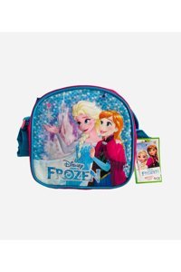 Kale Kırtasiye Figürlü Yıkanabilir Organik Anna - Elsa Pembe Beslenme Çantası