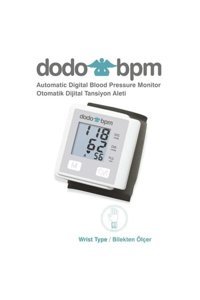 Dodo Ld-733 1 Kullanıcı 90 Ölçüm Hafızalı Dijital Bilekten Tam Otomatik Tansiyon Aleti