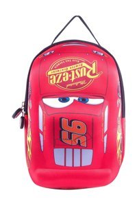 Frocx Arabalı Yıkanabilir Organik Şimşek Mcqueen Beyaz Beslenme Çantası