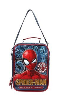 Nohar Great Power Geometrik Spider Man Çok Renkli Beslenme Çantası