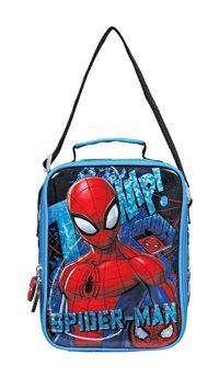 Frocx 5253 Lisanslı Termoslu Spider Man Mavi Beslenme Çantası
