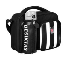 Beşiktaş 24350 Baskılı Yıkanabilir Organik Siyah Beslenme Çantası
