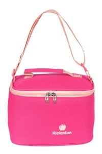 Fiyaka RLX-3324 Düz Termoslu Organik Pembe Beslenme Çantası
