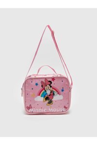 Lc Waikiki Baskılı Yıkanabilir Organik Minnie Mouse Pembe Beslenme Çantası