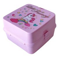 Bluoksweet Unicornlu Yıkanabilir Unicorn Pembe Beslenme Çantası