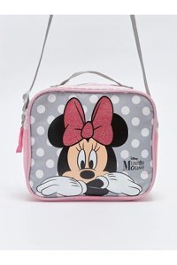 Lc Waikiki Baskılı Yıkanabilir Organik Minnie Mouse Lacivert Beslenme Çantası