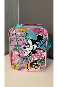 Elisa Home Figürlü Minnie Mouse Mavi Beslenme Çantası