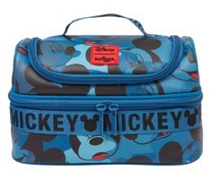 Smiggle Termoslu Organik Mickey Mouse Mavi Beslenme Çantası