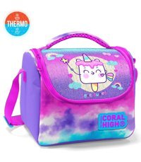 Yaygan Çanta 11862 Unicornlu Termoslu Çok Renkli Beslenme Çantası