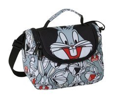 Obm 2141 Baskılı Bugs Bunny Siyah Beslenme Çantası
