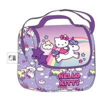 Wiggle Yıkanabilir Organik Hello Kitty Mor Beslenme Çantası