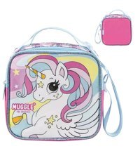 Mikro MU-9056 Unicornlu Pembe Beslenme Çantası