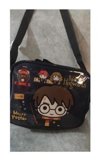 Wiggle 2113 Yıkanabilir Organik Harry Potter Siyah Beslenme Çantası