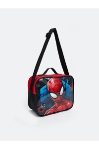 Lc Waikiki Baskılı Yıkanabilir Organik Spider Man Siyah Beslenme Çantası