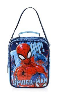 Ottonya 48091 Yıkanabilir Organik Spider Man Çok Renkli Beslenme Çantası