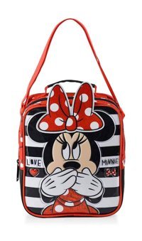 Ottonya 48292 Yıkanabilir Organik Minnie Mouse Siyah Beslenme Çantası