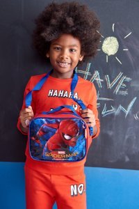 Frocx 89355 Lisanslı Termoslu Spider Man Mavi Beslenme Çantası
