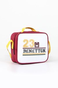United Colors Of Benetton 76020 Düz Yıkanabilir Organik Bordo Beslenme Çantası