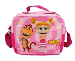 Ümit Çanta 2358 Baskılı Kukuli Pembe Beslenme Çantası