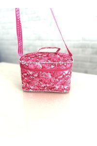 Emirateş Düz Yıkanabilir Organik Pembe Beslenme Çantası