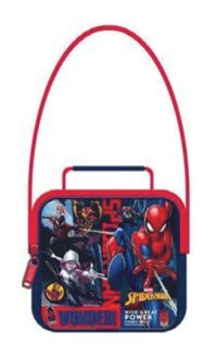 Mikro Baskılı Spider Man Kırmızı Beslenme Çantası