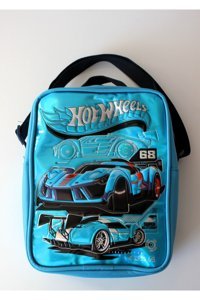 Leon Life Arabalı Termoslu Hot Wheels Mavi Beslenme Çantası