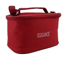 Elegance Düz Termoslu Kırmızı Beslenme Çantası