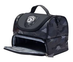 Smiggle Düz Termoslu Suluklu Siyah Beslenme Çantası