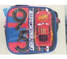 Şahin 5064 Baskılı Şimşek Mcqueen Mavi Beslenme Çantası