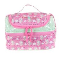 Kaukko L-7100 Çizgili Pembe Beslenme Çantası