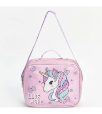 Lc Waikiki Lisanslı Yıkanabilir Organik Unicorn Mor Beslenme Çantası