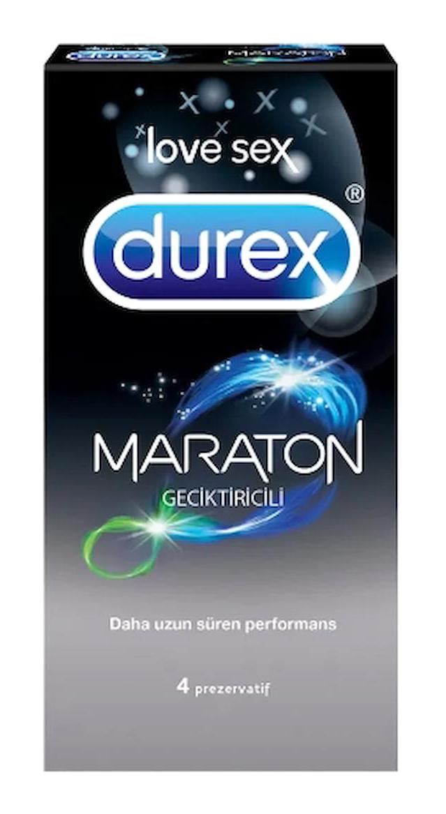 Durex Maraton Normal Geciktiricili Prezervatif 4x24 Adet