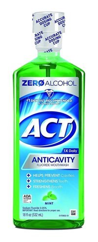 Act Anticavity Alkolsüz Florürlü Nane Aromalı 532 ml Ağız Gargarası