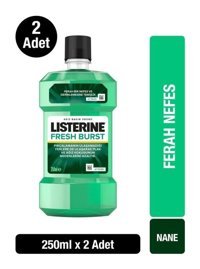 Listerine Fresh Burst Nane Aromalı 250x2 ml Ağız Gargarası