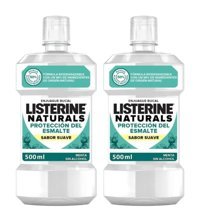 Listerine Naturals Alkolsüz Nane Aromalı 500x2 ml Ağız Gargarası