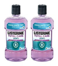 Listerine Total Care Alkolsüz Florürlü Nane Aromalı 500x2 ml Ağız Gargarası