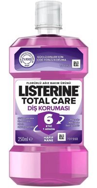 Listerine Total Care Florürlü Nane Aromalı 250 ml Ağız Gargarası