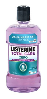 Listerine Total Care Alkolsüz Florürlü Nane Aromalı 500 ml Ağız Gargarası