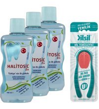 Halitosil Alkolsüz Çinko Aromalı 400x3 ml Ağız Gargarası