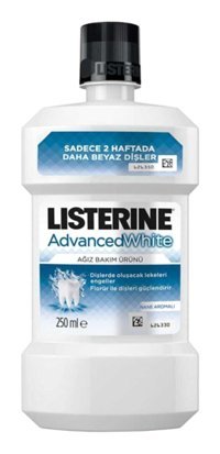 Listerine White Florürlü Nane Aromalı 250 ml Ağız Gargarası