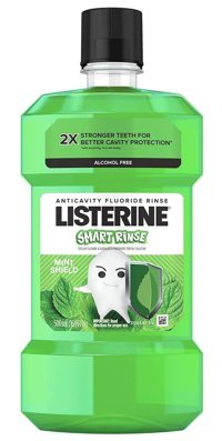 Listerine Smart Rinse Alkolsüz Florürlü Nane Aromalı 500 ml Ağız Gargarası