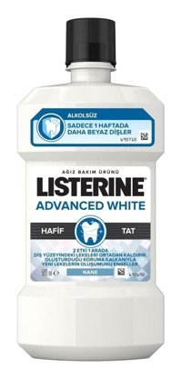Listerine White Alkolsüz Nane Aromalı 250 ml Ağız Gargarası