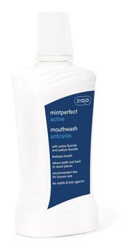 Ziaja Mintperfect Active Alkolsüz Florürlü Nane Aromalı 500 ml Ağız Gargarası